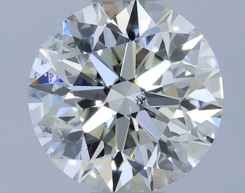 0.5 carat J-SI1 Excellent cut Natūralus Round Deimantas (1)