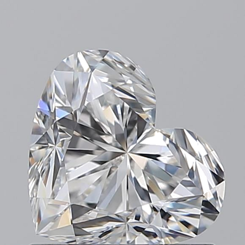 0.9 carat E-VVS2 Natūralus Heart Deimantas (1)