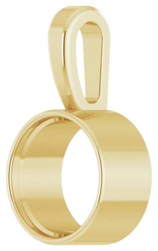 Pakabukas „Bezel-Set Solitaire“ 585 Geltonojo Aukso Round 5.5mm (2)