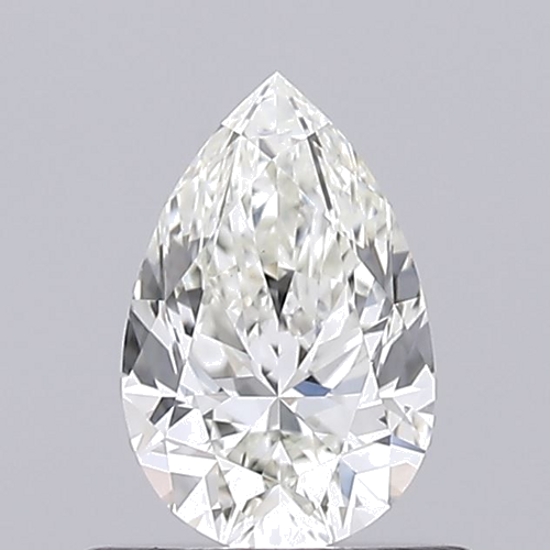 0.55 carat J-VVS2 Natūralus Pear Deimantas (1)