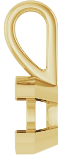 Pakabukas „Half-Bezel Solitaire“ 585 Geltonojo Aukso Round 6.5mm (3)