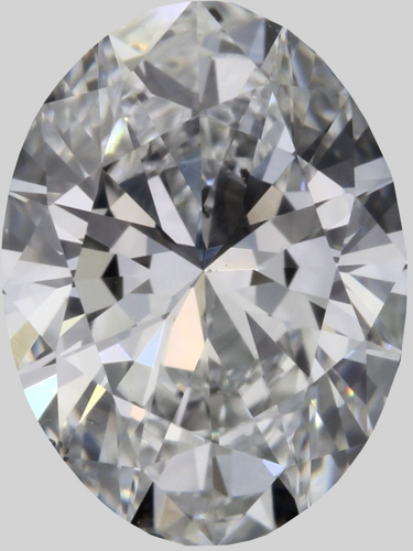 0.51 carat F-SI1 Natūralus Oval Deimantas (1)