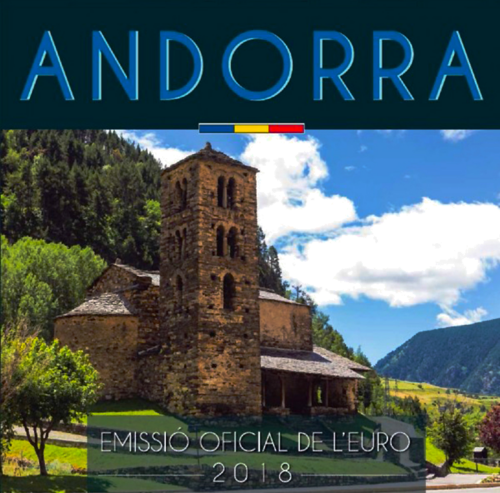 2018 Andorra Euro coin BU set (1)