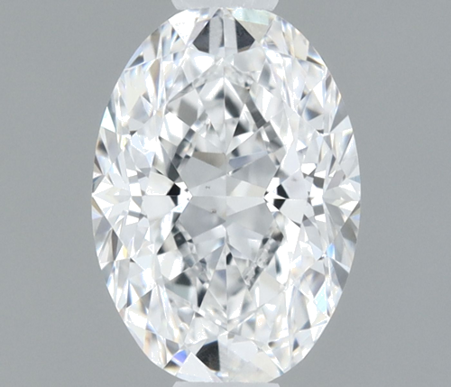 0.5 carat D-VS2 Natūralus Oval Deimantas (1)