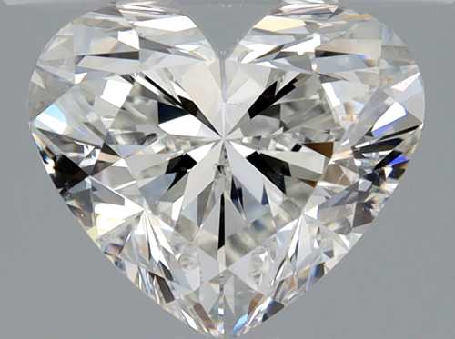 1.5 carat G-SI1 Natūralus Heart Deimantas (1)