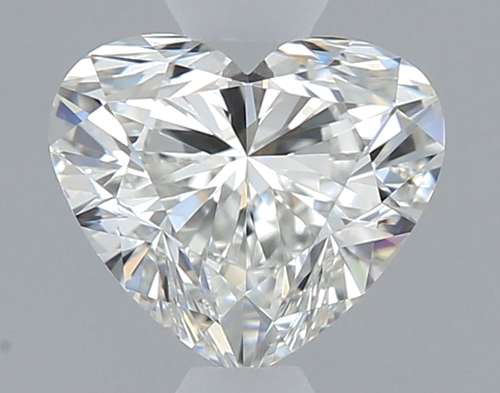 0.6 carat H-VVS1 Natūralus Heart Deimantas (1)