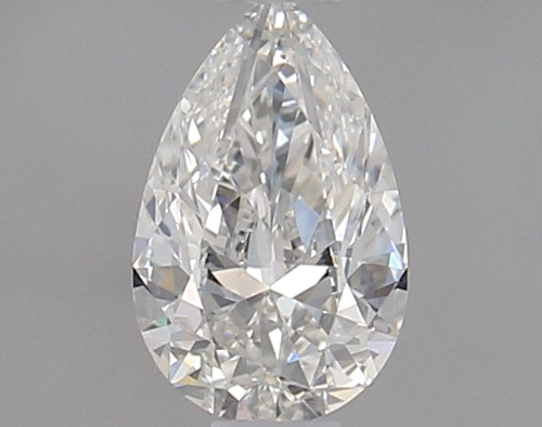 0.5 carat I-VVS2 Natūralus Pear Deimantas (1)