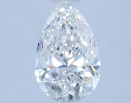 0.62 carat F-VS1 Natūralus Pear Deimantas (1)