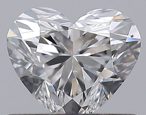 0.5 carat E-SI1 Natūralus Heart Deimantas (1)