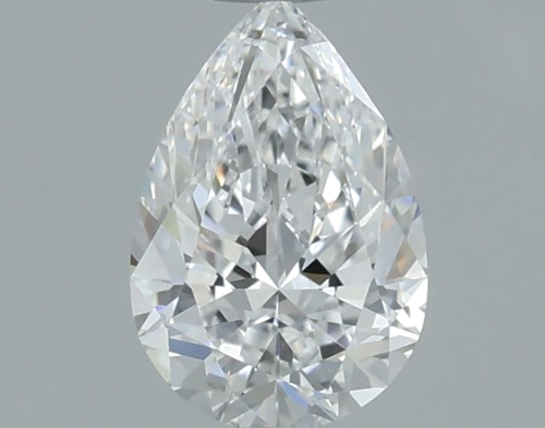 0.5 carat D-VS1 Natūralus Pear Deimantas (1)