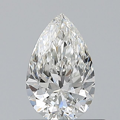 0.54 carat G-IF Natūralus Pear Deimantas (1)
