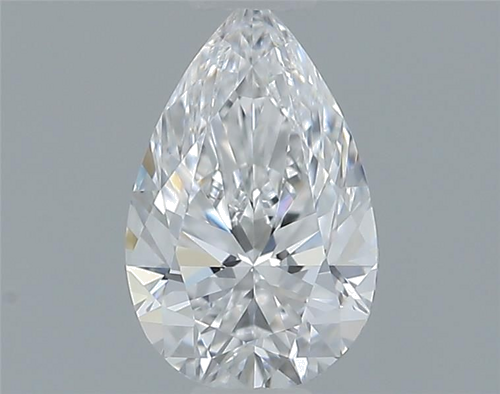 0.3 carat D-VVS1 Natūralus Pear Deimantas (1)