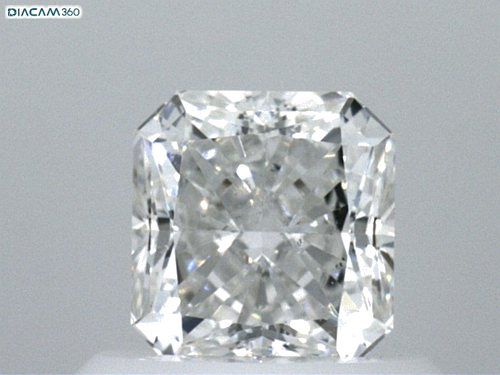 0.72 carat E-SI1 Natūralus Radiant Deimantas (1)