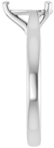 Sužadėtuvių Žiedas „Solitaire“ 585 Baltojo Aukso Pear Shape 8mm x 6mm (4)