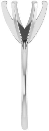 Sužadėtuvių Žiedas „Solitaire“ 585 Baltojo Aukso Round 8.2mm (4)