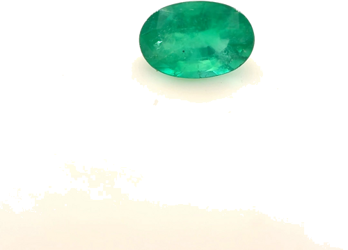 0.5 carat GREEN Oval Smaragdas (1)