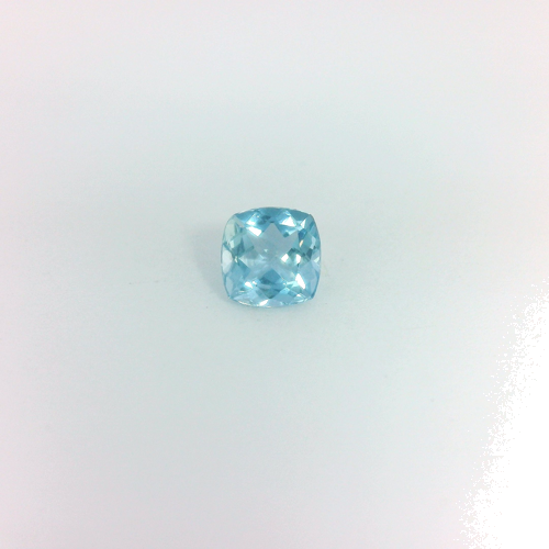 0.49 carat BLUE Cushion Aquamarine (1)