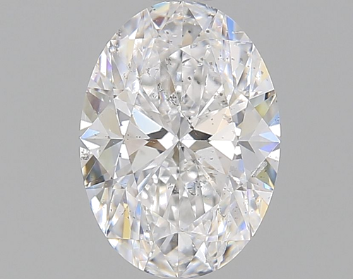 1.0 carat D-SI2 Natūralus Oval Deimantas (1)