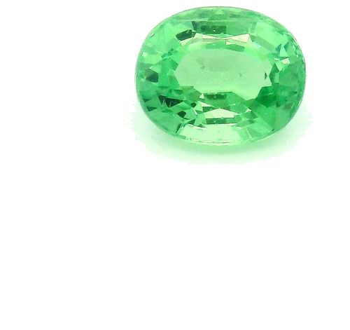 0.52 carat GREEN Oval Garnet (1)