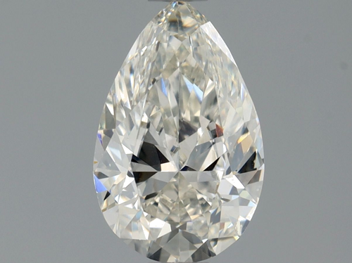 0.82 carat I-SI1 Natūralus Pear Deimantas (1)