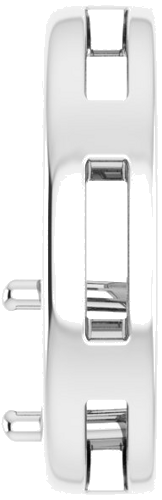 Pakabukas „Solitaire Circle“ 585 Baltojo Aukso Round 6mm (3)