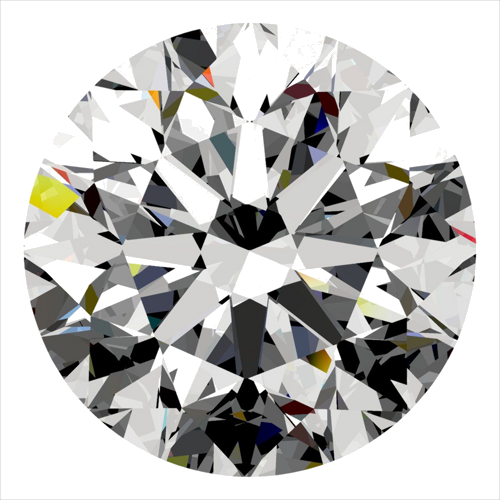 0.55 carat E-VVS1 Excellent cut Natūralus Round Deimantas (1)