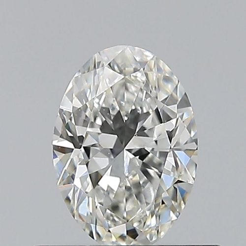 0.5 carat H-VS2 Natūralus Oval Deimantas (1)