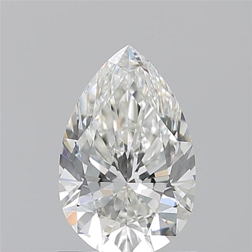 1.08 carat H-VVS1 Natūralus Pear Deimantas (1)