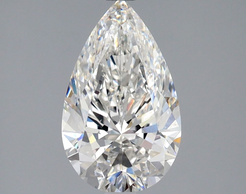 1.9 carat D-VS2 Natūralus Pear Deimantas (1)
