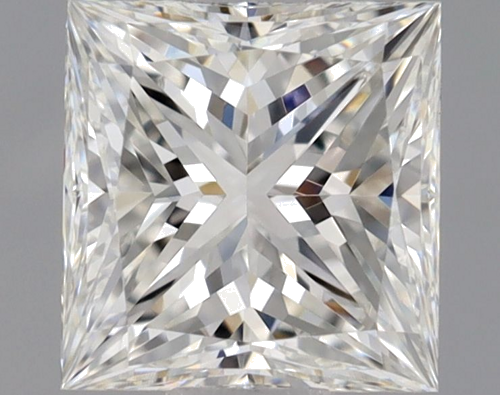 0.56 carat G-VVS2 Natūralus Princess Deimantas (1)