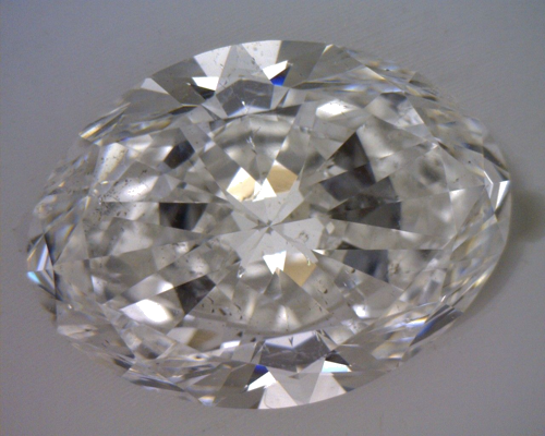 2.5 carat H-SI2 Natūralus Oval Deimantas (1)