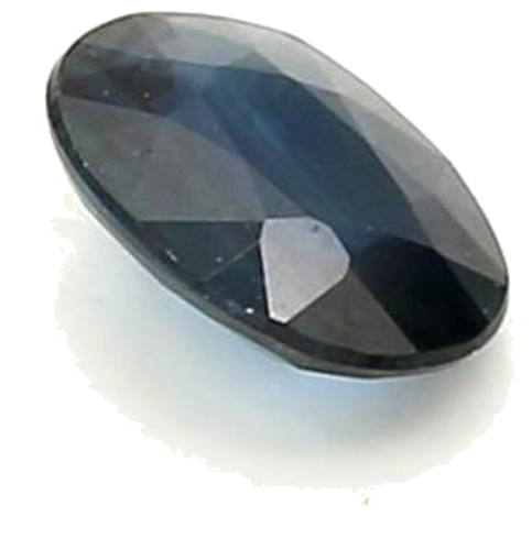 0.56 carat BLUE BRILLIANTSTEP cut Oval Safyras (1)
