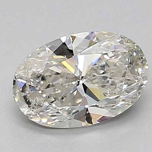 0.9 carat H-SI2 Natūralus Oval Deimantas (1)