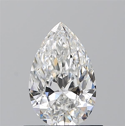 0.7 carat F-VS1 Natūralus Pear Deimantas (1)