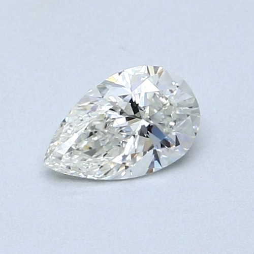 0.5 carat I-SI1 Natūralus Pear Deimantas (1)