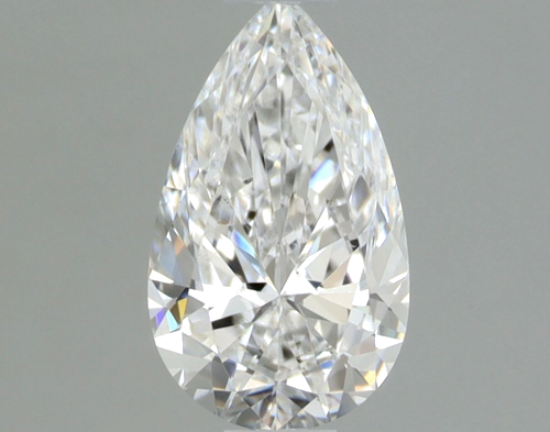 0.5 carat D-SI1 Natūralus Pear Deimantas (1)