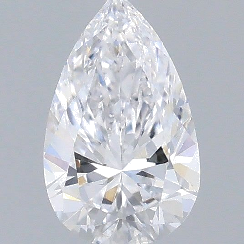 0.3 carat D-VVS1 Natūralus Pear Deimantas (1)