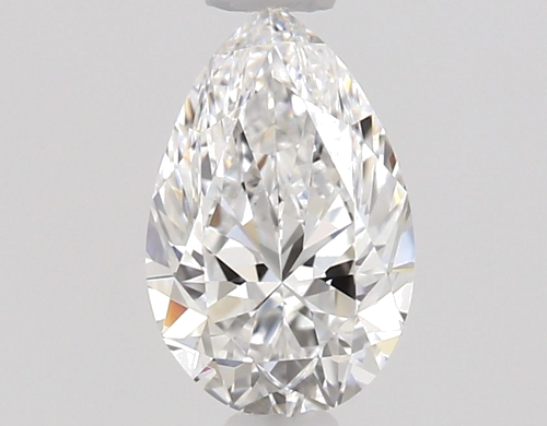 0.5 carat D-VS1 Natūralus Pear Deimantas (1)