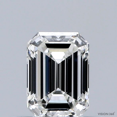 0.43 carat H-VVS2 Natūralus Emerald Deimantas (1)
