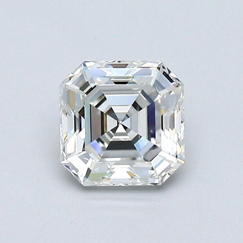 0.74 carat G-SI1 Natūralus Asscher Deimantas (1)