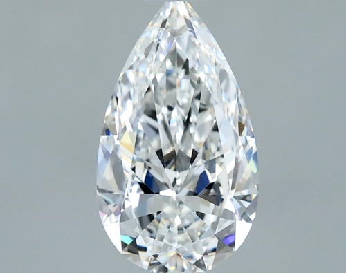 0.72 carat E-VS1 Natūralus Pear Deimantas (1)