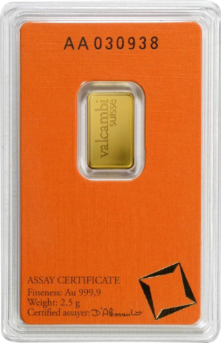 2.5 g Investment Gold Bar Valcambi (3)