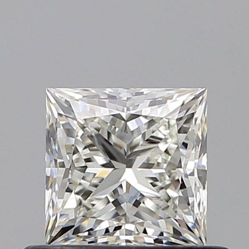 0.61 carat J-VVS2 Natūralus Princess Deimantas (1)
