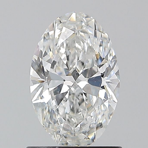 1.0 carat F-SI2 Natūralus Oval Deimantas (1)