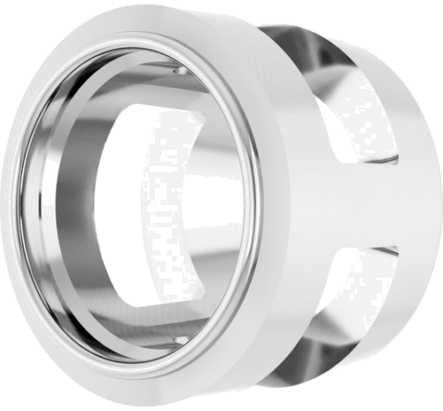 14K White 4.1 mm Round Slide Pendant Mounting (2)