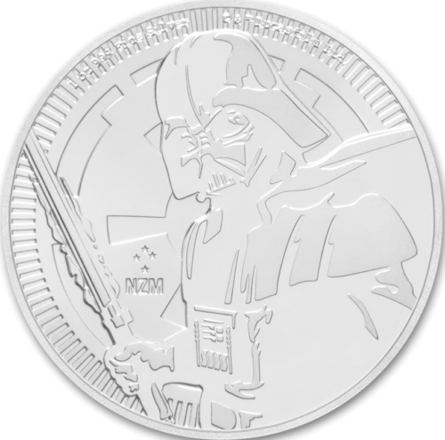2019 Darth Vader Star Wars N. Zelandija 1 oz sidabrinė moneta (3)