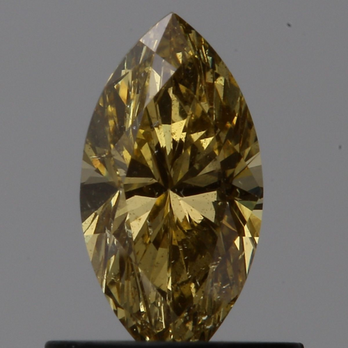 0.61 carat Fancy Brownish Yellow-SI2 Natūralus Marquise Deimantas (1)