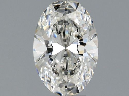 0.38 carat H-VVS1 Natūralus Oval Deimantas (1)