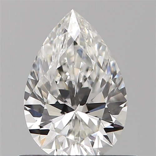 0.53 carat F-VVS1 Natūralus Pear Deimantas (1)