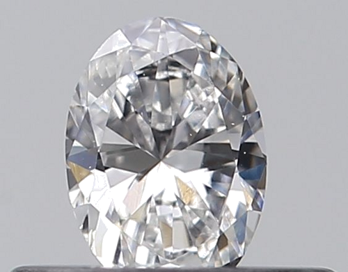 0.23 carat D-VVS2 Natūralus Oval Deimantas (1)